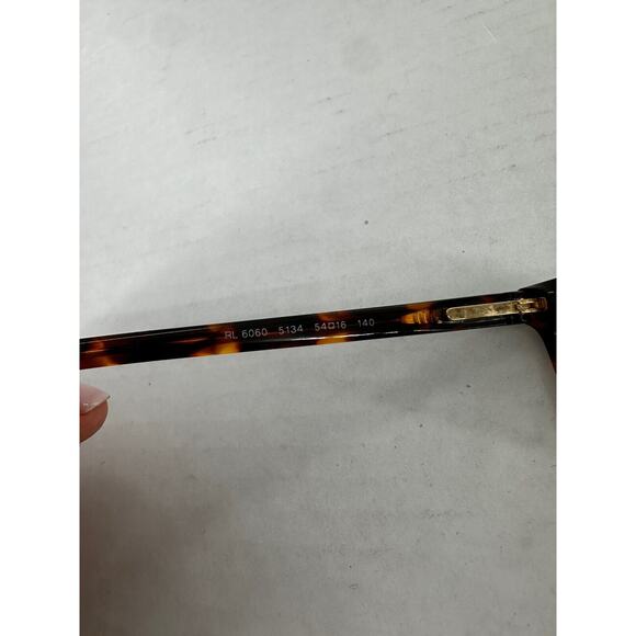Ralph Lauren Glasses RL 6060 5134 52 [] 16 140 MM Tortoise Frames Only Authentic - Picture 6 of 11